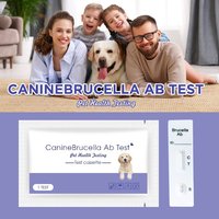 Cassette de test rapide d'anticorps de Brucella canine haute sensibilité pour la brucellose canine, bandelette de test pour cliniques vétérinaires, vente en gros