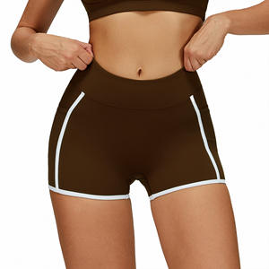 Disko Sport – short de yoga serré pour femmes, couleur unie, taille haute, short de course et de fitness pour jeunes femmes, 2501 - Product Image 5