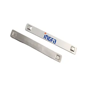 علامة علامة علامات علاقات المصنع 19X89 X ، الفولاذ المقاوم للصدأ مع النقش - Product Image 1