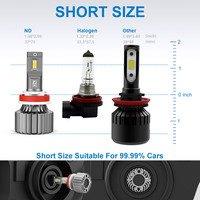 ND 140W accesorios de coche led COCHE 50000lm faro LED H4 360 CANbus para automóvil hb4 HB3 luz para faros LED