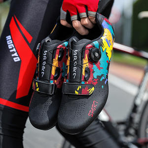 Scarpe da Ciclismo Professionali Unisex con Suola Rigida Traspiranti per Bici da Corsa con Aggancio Rapido - Product Image 5