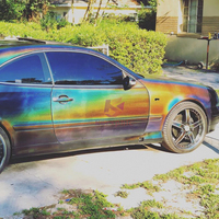Couleur arc-en-ciel Holo Nails Shimmer Loose Pigment Micro Holographic Laser Chrome Powder Car Paint