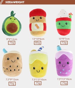Großhandel Haustier produkte niedlichen Plüsch Haustier Spielzeug Hundes pielzeug Kau set Haustier Spielzeug - Product Image 2