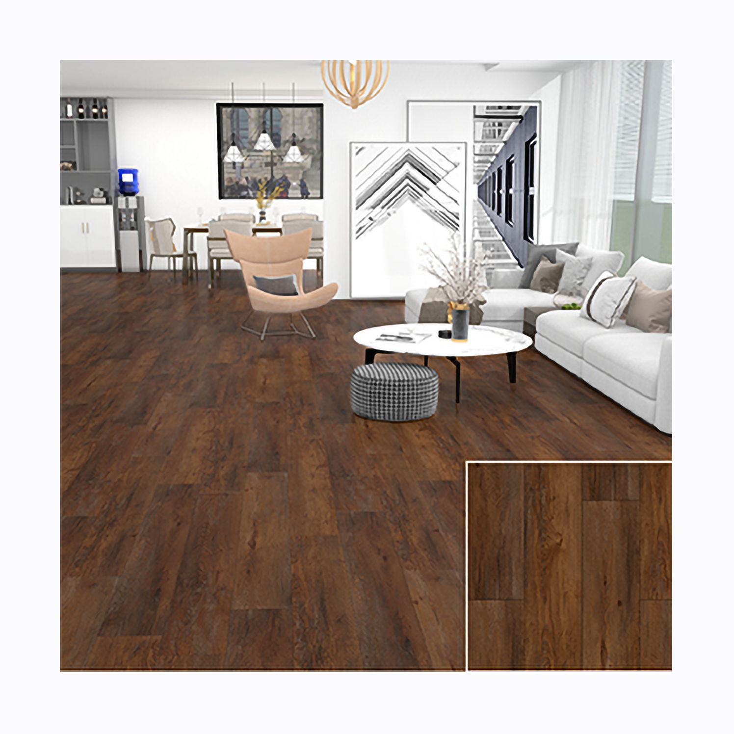 SPC Vinyl Flooring MV86133-007