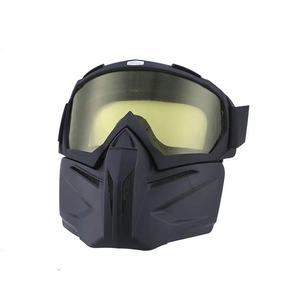 Masque de moto avec cadre en TPU et lentille panoramique multicolore, adapté aux Harley - Product Image 3
