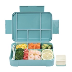 Cross-Biên Giới Nhựa Hộp Ăn Trưa Lò Vi Sóng Sưởi Ấm Tính Năng Duy Nhất Ngăn Trẻ Em Của Bento Hộp Cho Lưu Trữ Sinh Viên Thân Thiện - Product Image 1