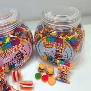 Gomitas de Frutas con Forma de Hamburguesa, Dulces Multicolores con Sabor Dulce, en Caja, Caramelos de Cera, Venta al por Mayor - Product Image 6