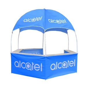 Dia easy up collapsible dome hexagonal tent mall kiosks for sale