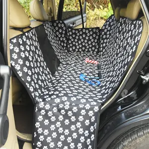 Alfombrillas ajustables lavables para coche de mascotas, hamaca trasera doble, cubierta de asiento de coche para perros, de viaje, Impresión de poliéster 600D, lavado a mano, 1000 Uds.