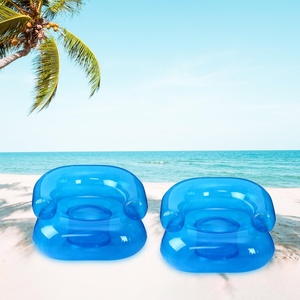 Children's <b>Inflatable</b> Lounge Chair PVC air <b>Sofa</b> for Beach Party Camping, Picnic Party Supplies Can Be Customized - Product Image 2
