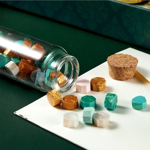 Kit de sceau de cire fait à la main avec perles colorées - Product Image 2