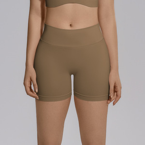 Shorts Deportivos Personalizados para Mujer, Cintura en V, Sin Costuras, Levanta Glúteos, Elásticos en 4 Direcciones, Secado Rápido, para <span class=keywords><strong>Yoga</strong></span> - Product Image 3