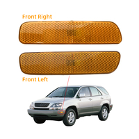 Feu de position latéral avant gauche jaune pour Lexus RX300 99-03 Feu de gabarit 81741-48010 81731-48010