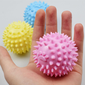 Pelota de masaje y rehabilitación portátil de TPR suave con presión de aire, para fortalecer el agarre de la palma y la sinestesia, venta al por mayor - Product Image 6