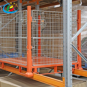 מכל רשת מתכת מתקפל וניתן לערום, מגולוון, מחסן לוגיסטי Xingbo F3, עשוי פלדת Q235 - Product Image 6