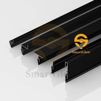 Profilé en aluminium pour plafond tendu, profilé d'ombre en aluminium pour plafond tendu, profilé en aluminium pour bande LED à montage mural, fourni par des fabricants chinois
