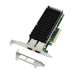 SQ7214 Speedbridge X540-T2 PCIe x8 คู่ 10G RJ45 การ์ดเครือข่ายเซิร์ฟเวอร์ 10 กิกะบิต - Product Image 1