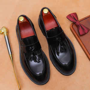 Nouvelles Bottes Classiques de Designer pour Hommes en Cuir Véritable Automne-Hiver 2025 – Confortables, Imperméables, Antidérapantes, à Enfiler, pour le Travail - Product Image 4