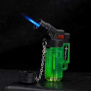 Encendedor de Antorcha de Fuego Directo JOFI Barton de 8 cm, Recargable con Butano, Resistente al Viento, Diseño de Dibujos Animados, para Acampar al Aire Libre y Uso con Antorcha - Product Image 1
