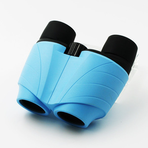 Staoptics 8x25 compact binoculars blue sky color for kids outdoor events, binoculars telescope with 12 month warranty service