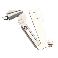 Pied presseur plat pour machine à coudre Chzimade 3-10 mm, pour ourlet en spirale, ourlet enroulé, ourlet surjeté, plieur de bordure, machine à coudre domestique