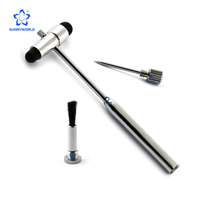 Metal Multifunctional Percussion Hammer Double-headed Nerve Diagnosis and Nursing Hammer Plastic Medical Hammer