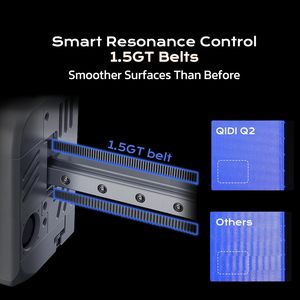 Imprimante 3D QIDI Q2C Combo, FDM fermée, nivellement automatique complet, vitesse élevée 600 mm/<span class=keywords><strong>s</strong></span>, volume <span class=keywords><strong>d</strong></span>'impression 270x270x256 mm, hotend bimétallique 370 - Product Image 6