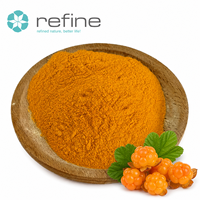 Gerefineerd Cloudberry Fruitpoeder 100% Vriesgedroogd Bulk Ingrediënt 1 kg 25 kg Verpakking