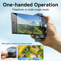 Poignée de prise en main pour la photographie et la vidéo sur smartphone avec télécommande sans fil rétractable flexible TELESIN