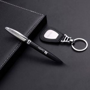 Set de Regalo de Llavero y Bolígrafo Estilo Chino - Elegante Llavero de Cuero y Bolígrafo de Firma para Regalos Empresariales y Detalles - Product Image 3