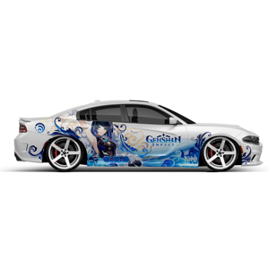 สติ๊กเกอร์ติดรถยนต์ลายอนิเมะ Genshin Impact <span class=keywords><strong>Itasha</strong></span> 11 สาวน้อย ลายกราฟิกสีสันสดใส สำหรับตกแต่งข้างรถ วัสดุไวนิล แบบ JDM ใช้ได้กับรถทุกประเภท - Product Image 2