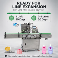 Machine de remplissage automatique à double tête pour la production de lotion corporelle, crème, sérum et émulsion