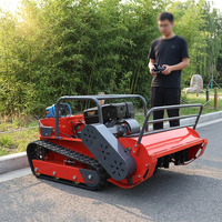 Tondeuse autoportée électrique 800 mm à démarrage électrique, télécommandée, pour terrains en pente et l'entretien des vergers - Disponible immédiatement