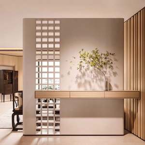 Meubles de hall d'entrée personnalisés, design moderne de porte d'entrée en acrylique - Product Image 6