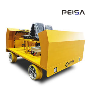 עגלת בדיקת מסילות מונעת סוללת ליתיום DGT-0.5T בהתאמה אישית עם 4 מושבים למערכת מסילות - Product Image 3