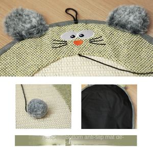 Nova Chegada Pendurado Bonito Simulado <span class=keywords><strong>Mouse</strong></span> Em Forma De Desgaste-Resistente Sisal Altura Ajustável 2-Level Carton Embalado <span class=keywords><strong>Cat</strong></span> <span class=keywords><strong>Scratcher</strong></span> Pad - Product Image 5