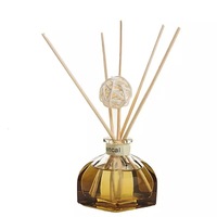 50ml 100ml 150ml 250ml bouteille de diffuseur en verre carré vide rechargeable accessoires de conteneur de parfum pour huile essentielle