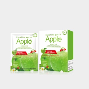 Tinte para el Cabello de Larga Duración con Extracto de Manzana, Sin Amoníaco, Color Negro, Champú para Teñir el Cabello, Marca Privada, Fabricante Original OEM ODM - Product Image 1