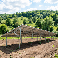 Perennial Fruit Farm Lange Levensduur Zn-Al-Mg Staal Zonne-PV Array Montage 56M/S Windbelasting 2.4kN/M Sneeuwbelasting voor Landbouw