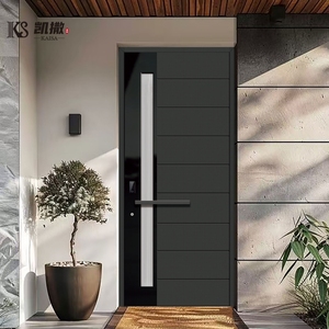 Porte d'entrée extérieure moderne insonorisée pour la maison, porte à battant de sécurité moderne - Product Image 6
