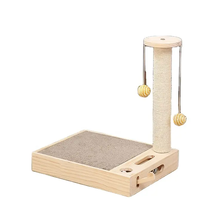 Multifunzione scratcher gatto sisal albero giocattoli