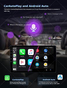 Écran tactile 7/9 pouces Android autoradio IPS stéréo universel Gps lecteur Audio sans fil Carplay lecteur multimédia - Product Image 3