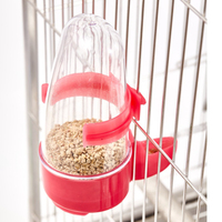 Abreuvoir et mangeoire automatique pour oiseaux, double usage, abreuvoir pour perroquets, pot à boire portable pour oiseaux