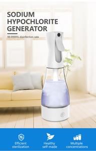 Wopin 500ml portátil tipo C generador de hipoclorito de sodio mata 99.99% gérmenes no tóxicos multiusos productos químicos para el hogar - Product Image 3