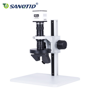 SANQTID 3D 디지털 스테레오 현미경 4K CCD 카메라 360도 회전 현미경 PCB 검사용 - Product Image 4