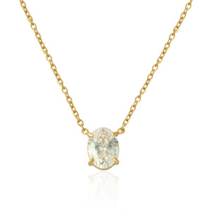 Collana Resoul placcata oro 18 carati con pendente in zirconia, impermeabile, anti-ossidazione, gioielli per donna - Product Image 5