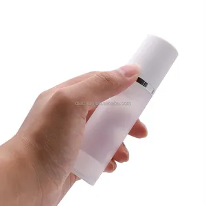 Round 15Ml 30Ml 50Ml Cream Serum Travel Clear Cosmetic Plastic Containers Airless Pump Bottle Lotion Bottle
