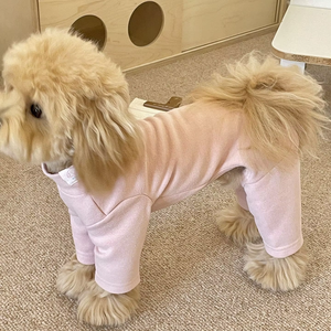 Jumpsuit Anjing Bulu Wol Australia yang Nyaman untuk Anjing Kecil |   Pakaian Hangat Musim Dingin untuk Hewan Peliharaan Piyama - Product Image 3