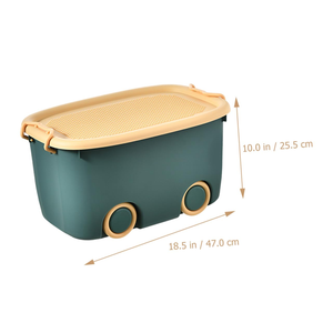Caja de Almacenamiento de Juguetes de Plástico Moderna, Cesta de Plástico de Gran Capacidad para Ropa de Bebé, Caja de Almacenamiento de Ropa para Niños - Product Image 2