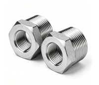 Raccord de tuyauterie réducteur de diamètre forgé, connexion filetée, acier au carbone ASME B16.11 ASTM A105, haute pression, plomberie
